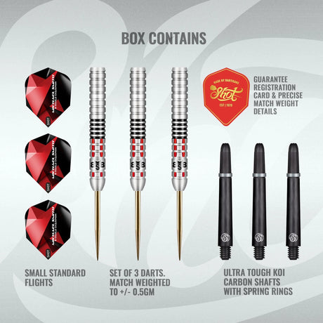 Shot Michael Smith Achieve 90% Steel Tip Darts-4-21 GRAM-Premier Darts