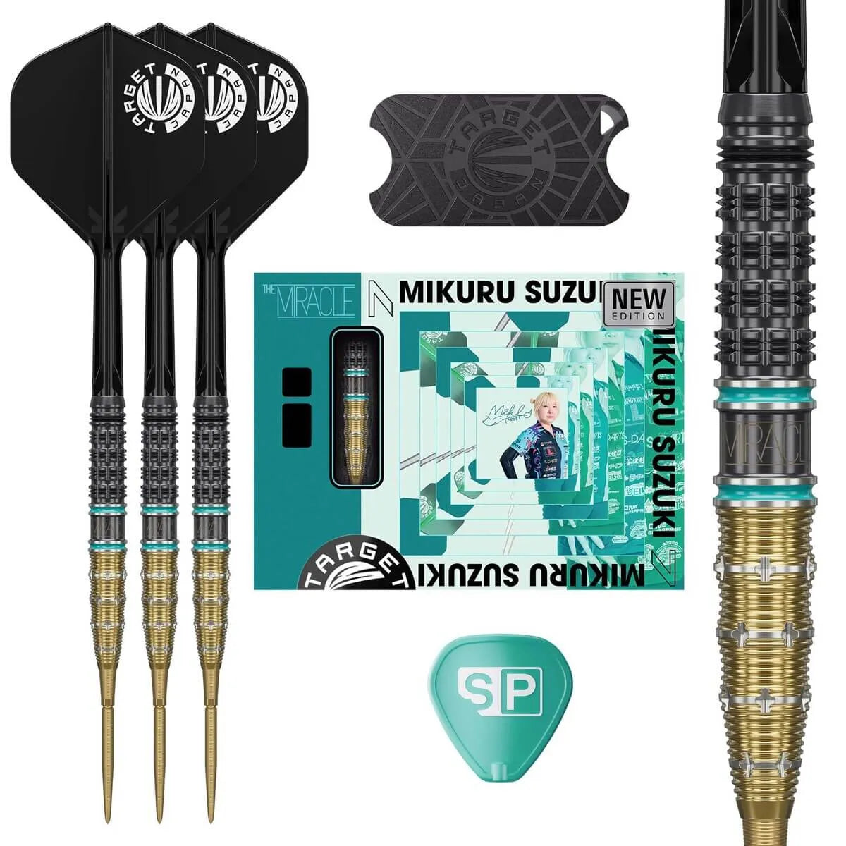 Target Japan Mikuru Suzuki The Miracle G7.5 95% Tungsten Steel Tip Darts-4-22 GRAM-Premier Darts