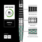 Mission Mantis R2.5 95% Tungsten Steel Tip Darts-5-22 GRAM-Premier Darts