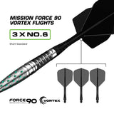 Mission Mantis R2.5 95% Tungsten Steel Tip Darts-7-22 GRAM-Premier Darts
