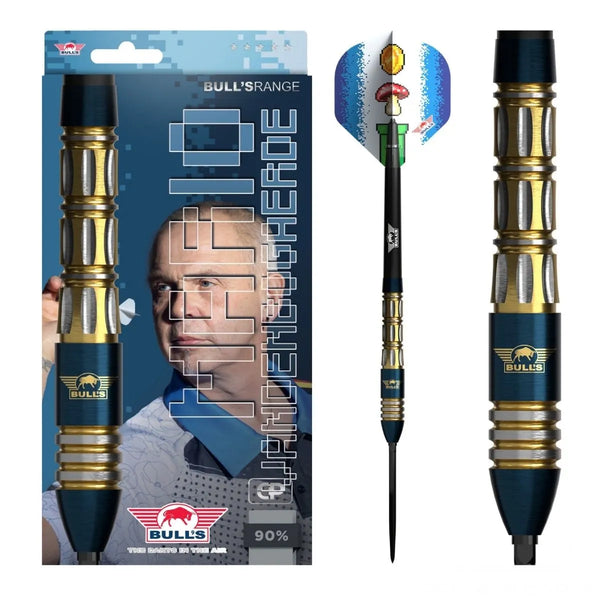 Bull's NL Mario Vandenbogaerde E3 CP 90% Tungsten Steel Tip Darts-1-22 GRAM-Premier Darts
