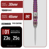 Target Japan Mayuko Morita Mayo G8 90% Tungsten Steel Tip Darts-7-23 GRAM-Premier Darts