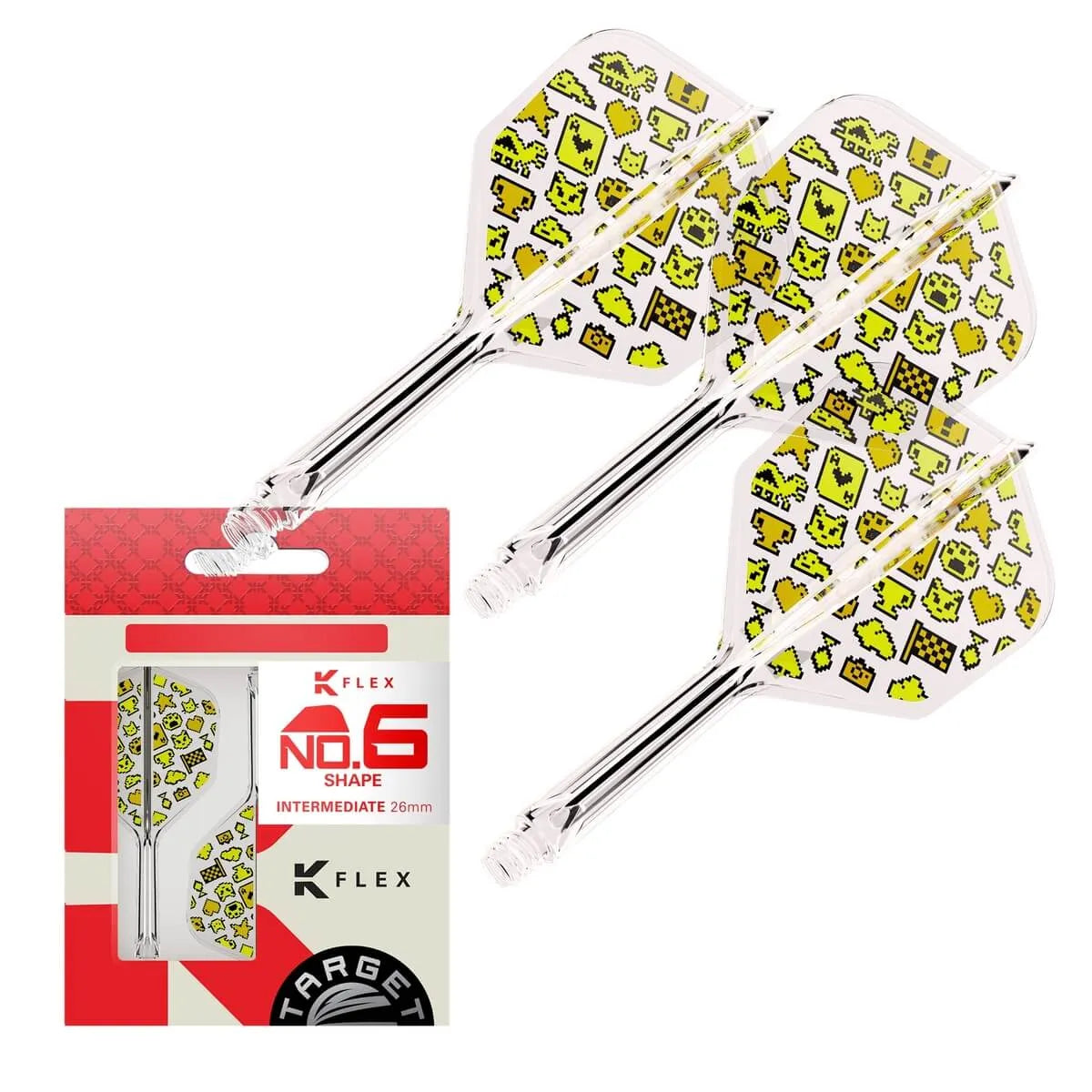 Target Japan Mayo K-Flex Flight System No6-8-Intermediate-Premier Darts