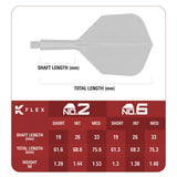 Target Japan Mayo K-Flex Flight System No6-4-Short-Premier Darts
