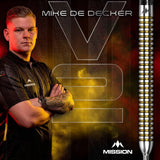 Mission Mike De Decker V2 R2.5 95% Tungsten Steel Tip Darts-8-22 GRAM-Premier Darts