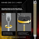Mission Mike De Decker V2 R2.5 95% Tungsten Steel Tip Darts-7-22 GRAM-Premier Darts