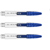 Mission Sabre Polycarbonate Shafts Clear - Blue Top-3-Clear-Short-Premier Darts