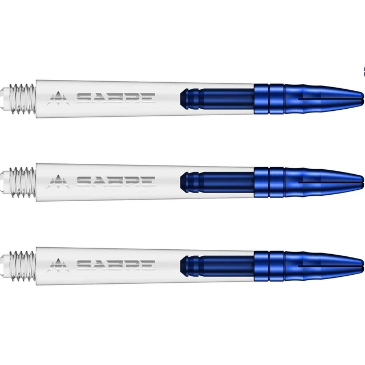 Mission Sabre Polycarbonate Shafts Clear - Blue Top
