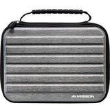 Mission ABS 4 Metallic Darts Case-9-Silver-Premier Darts