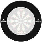 Mission Pro Heavy Duty With Logo Dartboard Surround-2-Black-Premier Darts