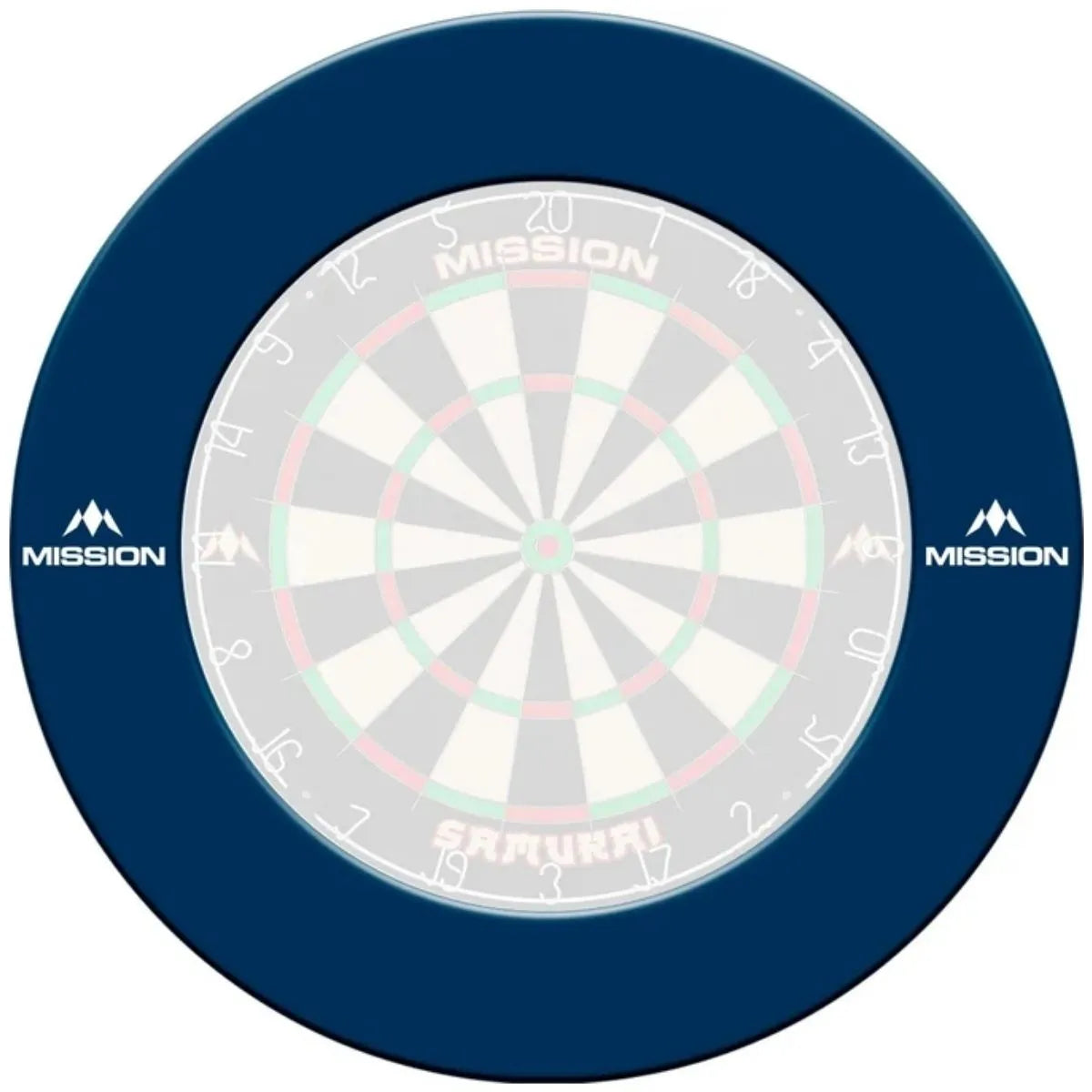 Mission Pro Heavy Duty With Logo Dartboard Surround-3-Blue-Premier Darts