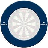 Mission Pro Heavy Duty With Logo Dartboard Surround-3-Blue-Premier Darts