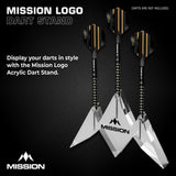 Mission Logo Acrylic Dart Stand-2-Premier Darts