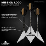 Mission Logo Acrylic Dart Stand-4-Premier Darts