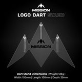 Mission Logo Acrylic Dart Stand-5-Premier Darts