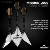 Mission Logo Acrylic Dart Stand-6-Premier Darts