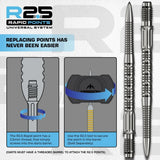 Mission R2.5 Rapid Dart Points - GV2-5-Silver-30mm-Premier Darts