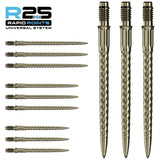 Mission R2.5 Rapid Dart Points - RVX-6-Gold-30mm-Premier Darts