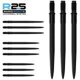 Mission R2.5 Rapid Dart Points - SM1-7-Black-30mm-Premier Darts