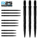 Mission R2.5 Rapid Dart Points - SVG-7-Black-30mm-Premier Darts
