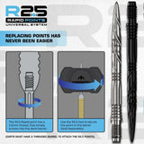 Mission R2.5 Rapid Dart Points - SVG-5-Black-30mm-Premier Darts