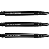 Mission Sabre Polycarbonate Shafts - Black Top
