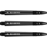 Mission Sabre Polycarbonate Shafts - Black Top-4-Black-Medium-Premier Darts