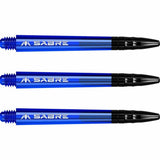 Mission Sabre Polycarbonate Shafts - Black Top-7-Blue-Medium-Premier Darts