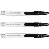 Mission Sabre Polycarbonate Shafts - Black Top-10-Clear-Medium-Premier Darts