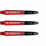 Mission Sabre Polycarbonate Shafts - Black Top-21-Red-Tweenie-Premier Darts