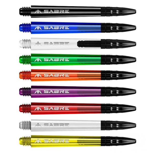 Mission Sabre Polycarbonate Shafts - Black Top-1-Black-Short-Premier Darts