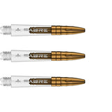 Mission Sabre Polycarbonate Shafts Clear - Gold Top
