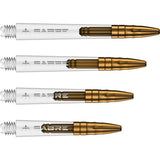 Mission Sabre Polycarbonate Shafts Clear - Gold Top