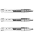 Mission Sabre Polycarbonate Shafts Clear - Silver Top