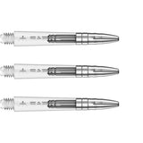 Mission Sabre Polycarbonate Shafts Clear - Silver Top-3-Clear-Tweenie-Premier Darts