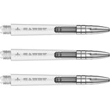 Mission Sabre Polycarbonate Shafts Clear - Silver Top