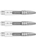 Mission Sabre Polycarbonate Shafts Clear - Silver Top