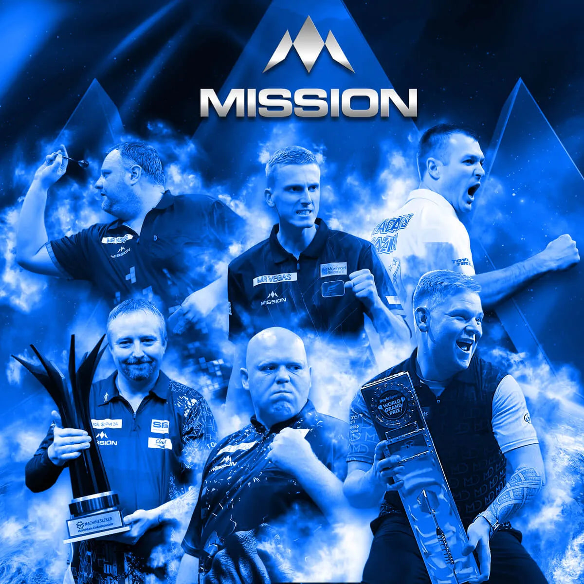 Mission Samurai 3 Professional Dartboard - Black Number Ring-7-Premier Darts