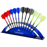 Mission Station 12 Acrylic Darts Display Arc-4-Blue-Premier Darts