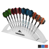 Mission Station 12 Acrylic Darts Display Arc-1-Black-Premier Darts