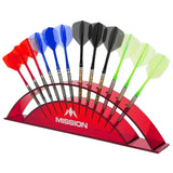 Mission Station 12 Acrylic Darts Display Arc-6-Red-Premier Darts