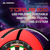 Mission Torus 100 Folding Portable Travel Light-2-Premier Darts