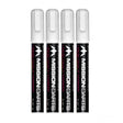 Mission Liquid Chalk Pens - Dry Wipe - Pack 4 - White-1-Premier Darts