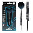 Mission Precision Black PVD 90% Tungsten Steel Tip Darts-1-23 GRAM-Premier Darts