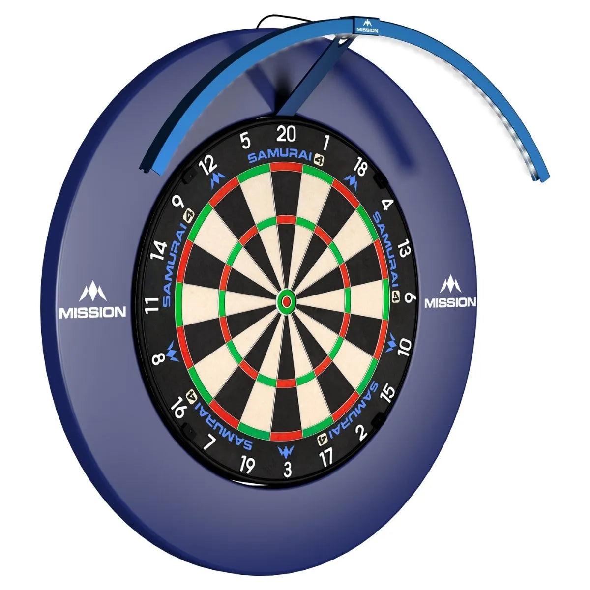 Mission Torus 120° Dartboard Lighting System-8-Blue-Premier Darts