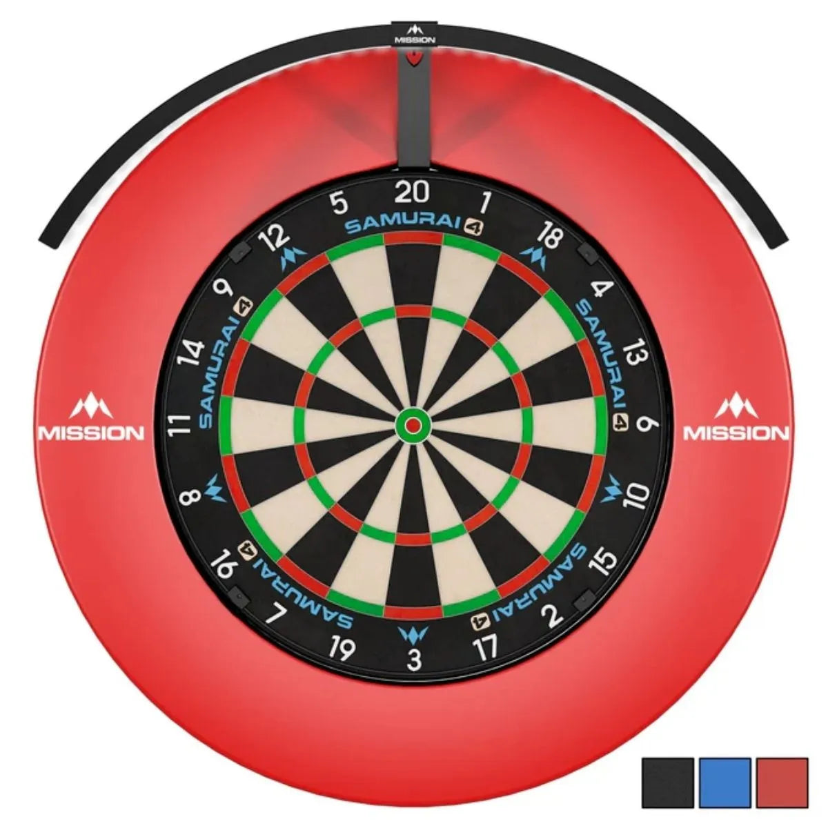 Mission Torus 120° Dartboard Lighting System-1-Black-Premier Darts