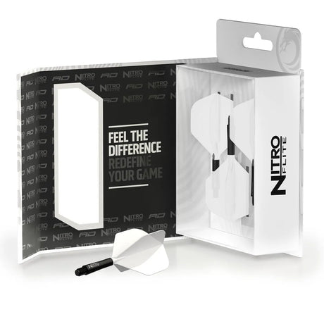 Red Dragon Nitro Flite - Integrated Flight and Shaft-69-Black-Short-Premier Darts