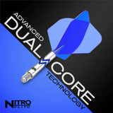 Red Dragon Gerwyn Price Nitro Flite Integrated Flight and Shaft-6-Short-Premier Darts