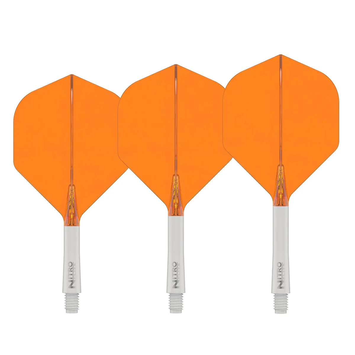 Red Dragon Nitro Flite - Integrated Flight and Shaft-66-Black-Short-Premier Darts