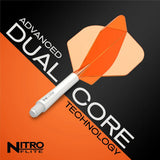 Red Dragon Nitro Flite - Integrated Flight and Shaft-68-Black-Short-Premier Darts